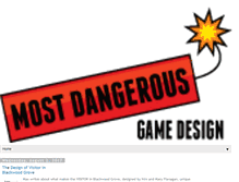 Tablet Screenshot of mostdangerousgamedesign.com